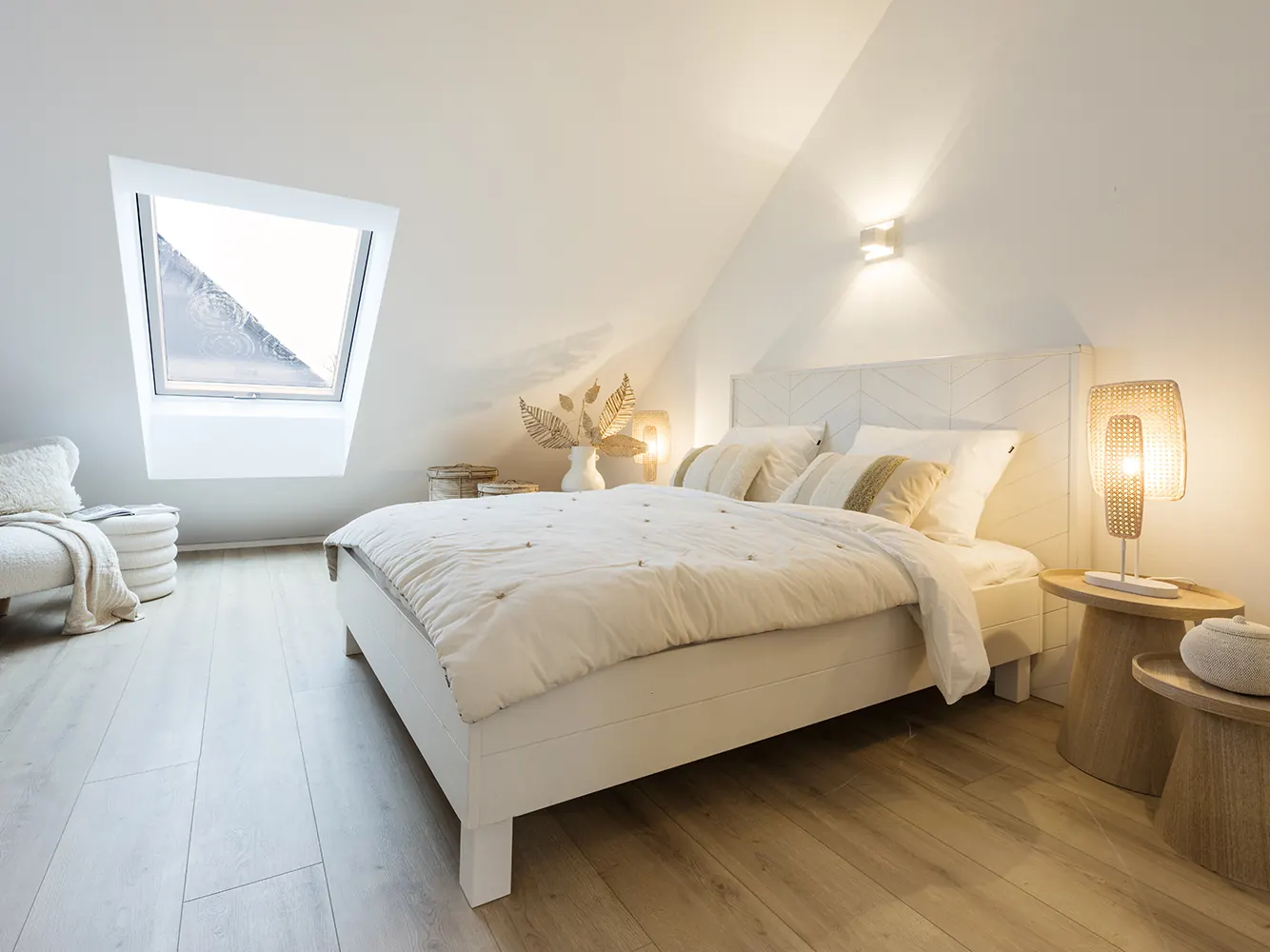 Haustyp Jazz, Schlafzimmer im Dachgeschoss